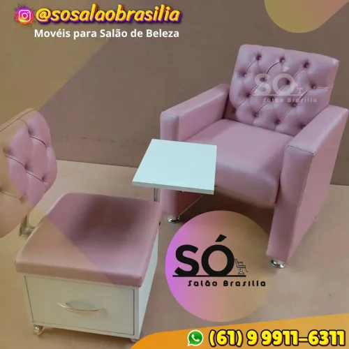 Poltrona para Salão de Beleza - Luxo e Conforto