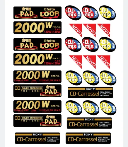 Aparelho de som Sony grx8. Grx10av