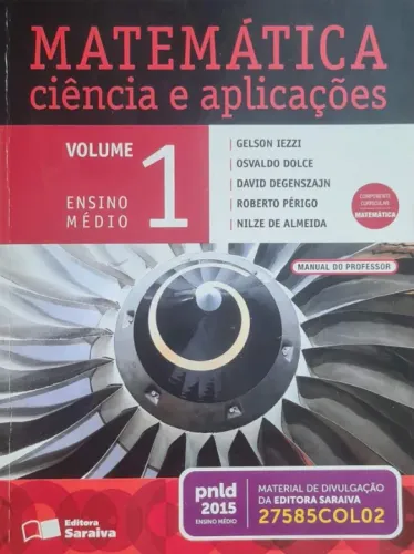 Livro de Matemática - Ciência e Aplicações - Vol. 1