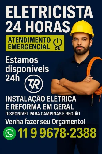 Eletricista 24h Reforma em Geral