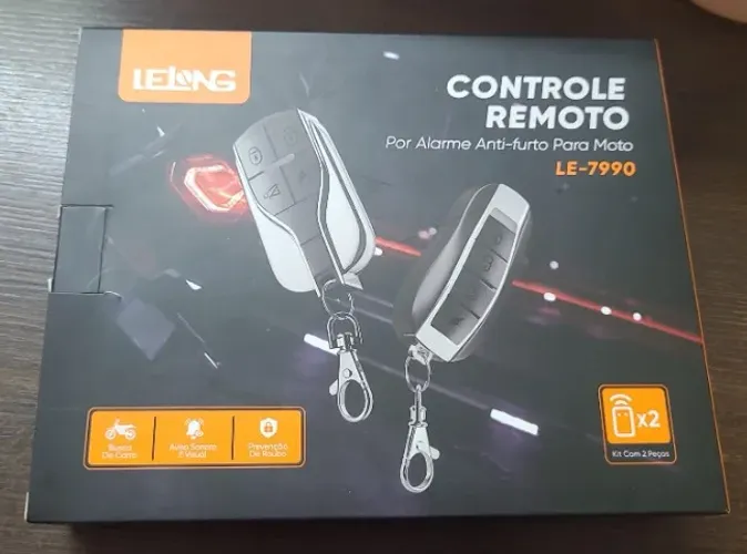 ALARME PARA MOTO COM CONTROLE 