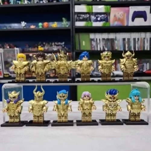 Blocos de Montar Cavaleiros de Ouro - Saint Seiya/Cavaleiros do Zodíaco (unidade)
