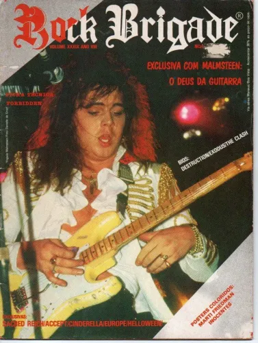 Revista Rock Brigade 39 Raridade Peça de Colecionador