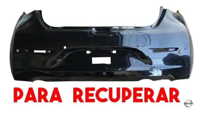 Parachoque Traseiro Hyundai Hb20 Hatch 2015 Para Recuperar