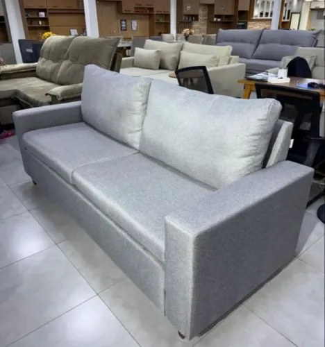 Sofá Living Malu 2,10m Linho FAZEMOS ENTREGAS DF E ENTORNO
