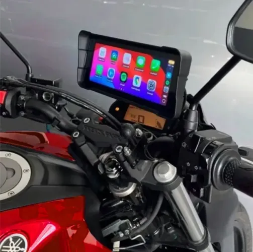 Multimidia para Moto Gps à Prova de Sol e Chuva IP67 CarPlay - Android Auto - Knup KP-RA93