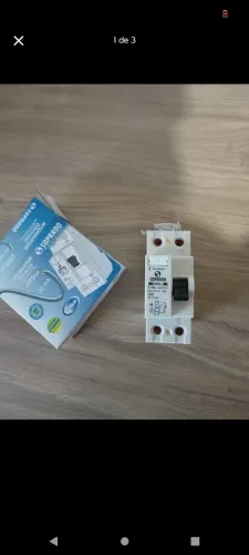 IDR Disjuntor Diferencial Residual Soprano 63A Bipolar 30 mA - NOVO - Tenho 7 unidades