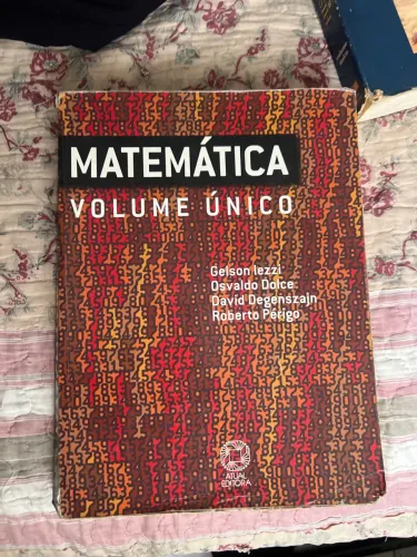 Livro Matemática Volume Único - Gelson Iezzi