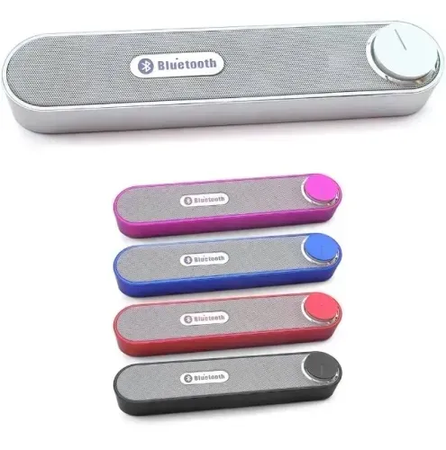 Caixa de Som Bluetooth Azul Sem Fio Pen Drive Auxiliar Modelo S586