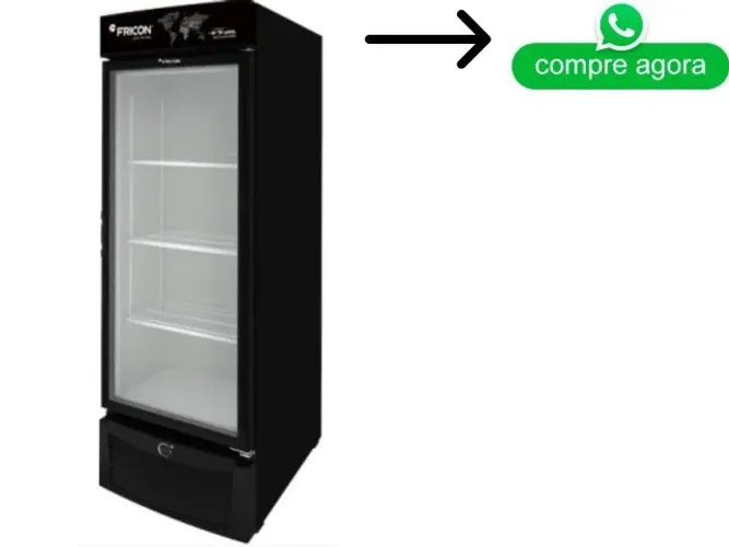 Freezer Vertical Tripla Ação Fricon 569 Litros Porta De Vidro