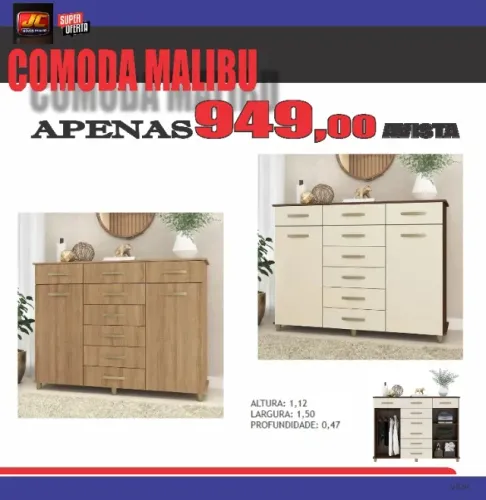 COMODA MALIBU PROMO
