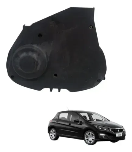 Capa Correia Dentada Peugeot 308 2.0 16v 2011 2012 2013 Preto