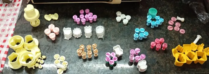 Carimbos e ejetores de brigadeiros