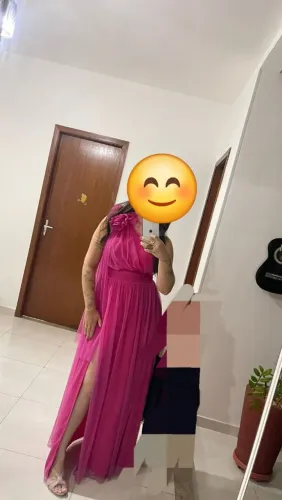 Vestido de festa pink