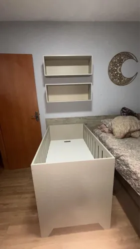 Berço Bege MDF