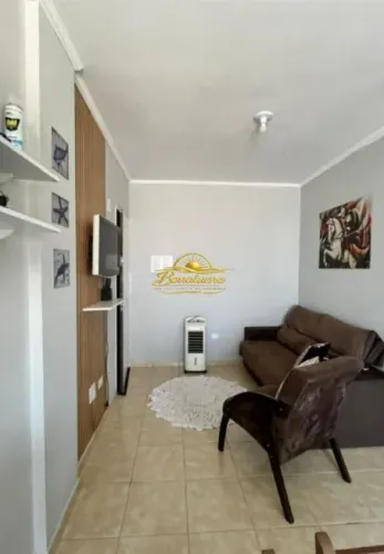 Apartamento com vista mar, 2 dorm em Mongaguá - R$270.000
