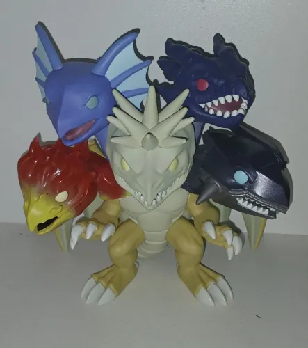 BONECO FUNKO POP YU GI OH DRAGÃO DE 5 CINCO CABEÇAS YUGIOH FIVE HEADED DRAGON