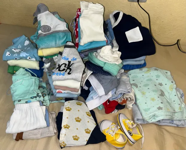 Lote de roupinhas de bebê menino