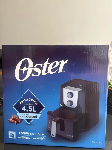 Air Fryer Oster Black Perform Preta com Timer 4,5L