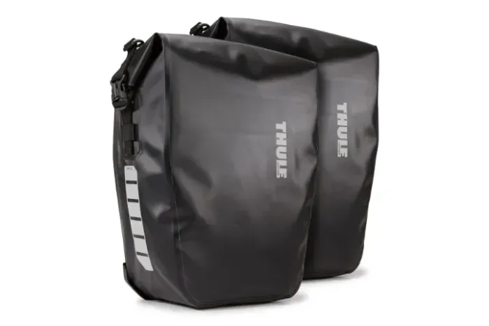 Par De Alforjes Thule Shield Pannier Preto - 50 Litros Total