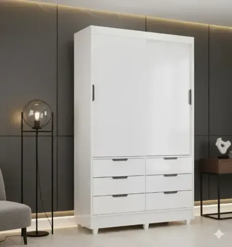 Guarda-Roupa solteiro com porta de correr 