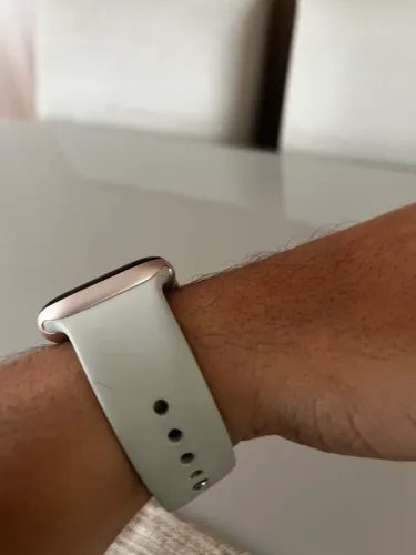 Apple Watch séries 10 42mm alumínio dourado
