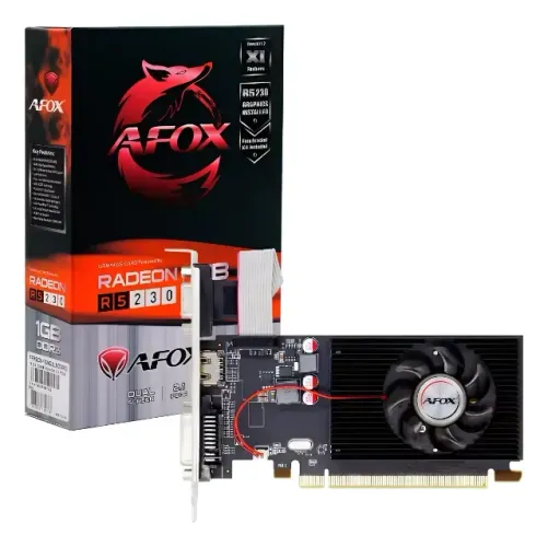 VGA AFOX 1GB R5 230 AFOX AMD RADEON DDR3 - AFR5230-1024D3L5