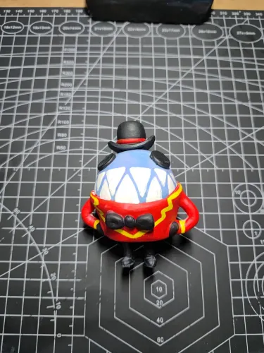 Boneco bolha vestida de cain digital circus artesanal