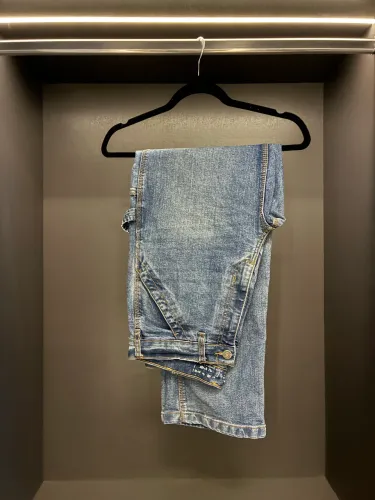 Calça jeans cargo WGA masculina tamanho 32