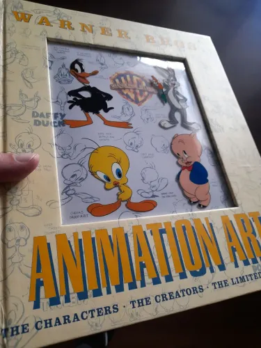 Livro Warner Bros. Animation Art (1997) - Capa Dura - Estado de Novo