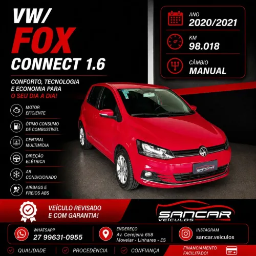 Volkswagen Fox Connect 1.6 Flex 8V 5P 2021