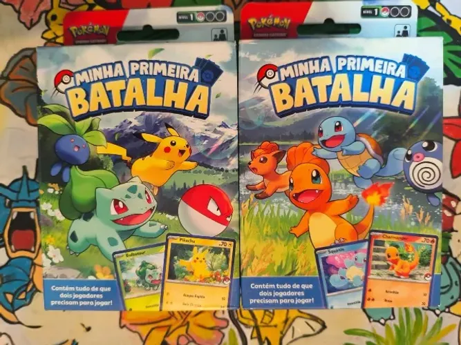 Decks Lacrado Pokémon Minha Primeira Batalha - Pikachu & Bulbasaur / Charmander & Squirtle