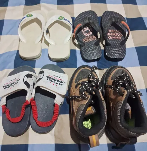 Sandálias e sapatos infantis