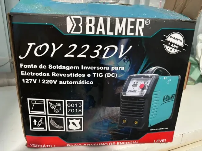 Máquina Solda Inversora E Tig 200a Joy 223 Dv Balmer