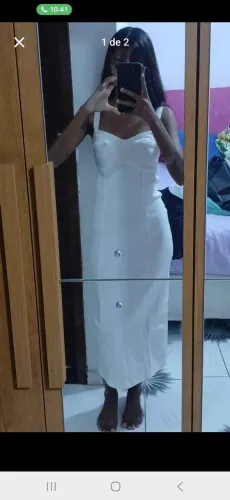 Vestido de marca nunca usado, com etiqueta tamanho p