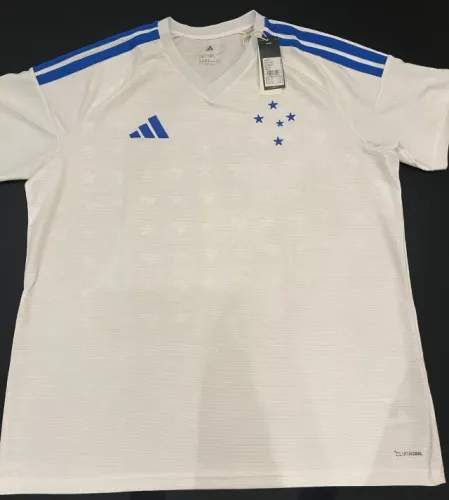 Camisa Oficial Adidas Cruzeiro Branca 2026 - Tamanho 2XL (EGG)