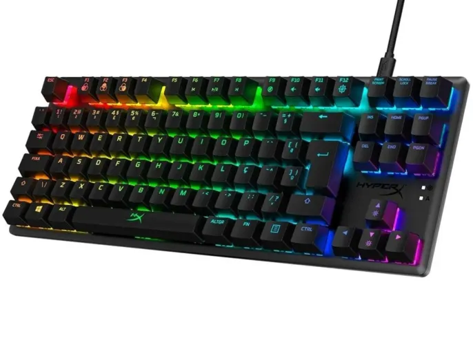Teclado hyperx alloy origins core, switch Red.