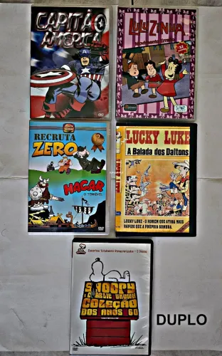 Rio: Filmes, seriados e desenhos antigos em DVDs em excelente estado