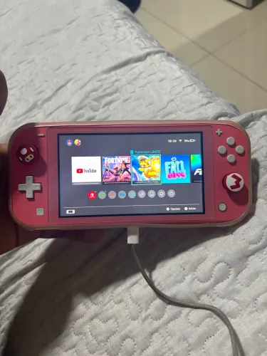 Nintendo Swicth lite versão rosa