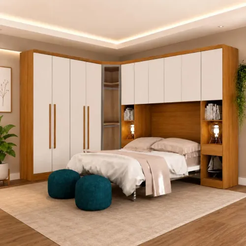 Roupeiro Modulado Queen 100%MDF rf76