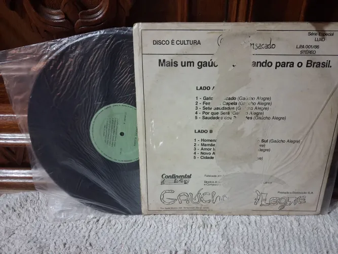 Lp vinil musica gaucha gato ensacado