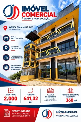 Oportunidade Prédio Comercial à Venda ou Locação