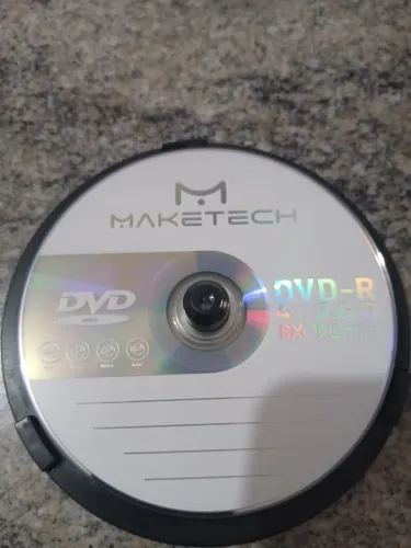 Mídia virgem dvd maketech 10 unidades