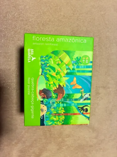 Quebra-cabeça gigante floresta amazônica 48 peças