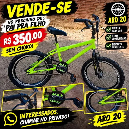 Bicicleta infantil aro 20