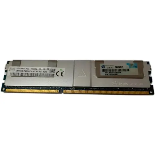 MEMÓRIA SERVIDOR 32GB DDR3 ECC LRDIMM PC3L-14900L 1866MHz HP / Samsung