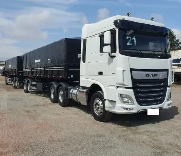 DAF XF530 6x4 2021 + Rodo Graneleiro Facchini 2024 - Repasso Agio