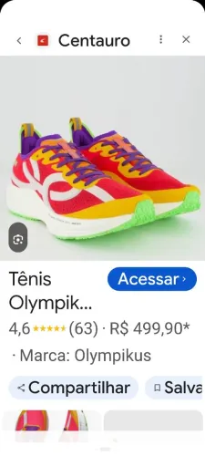 R$ 280,00 Tênis Corrida OLYMPIKUS CORRE 3, unissex, N°37 (Pra vc q usa 39).