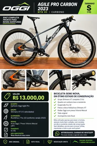 Bicicleta Oggi Agile Pro Carbon 2023 XT