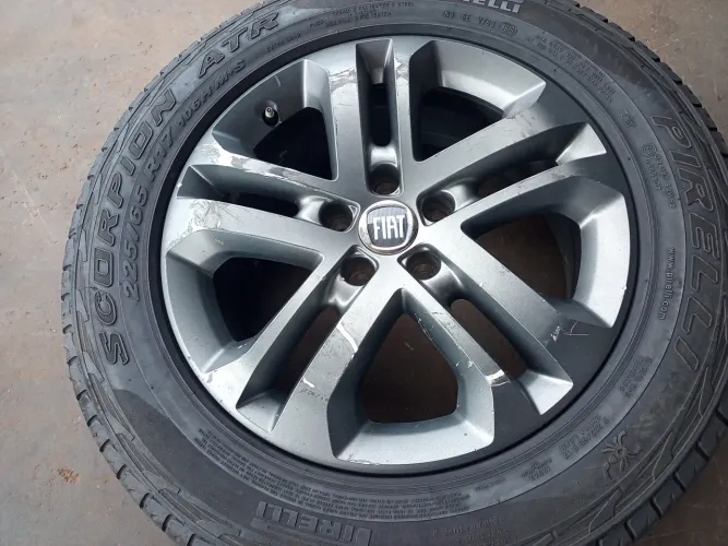 Roda avulsa 17 fiat Toro 2016/2021 Original